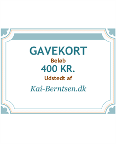 Gavekort på 400 kr.